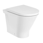 Roca Gap Round Rimless 貼牆座地廁配歐樂油壓板套裝 (A3470N7000+A801D12001) (不包含風琴喉)